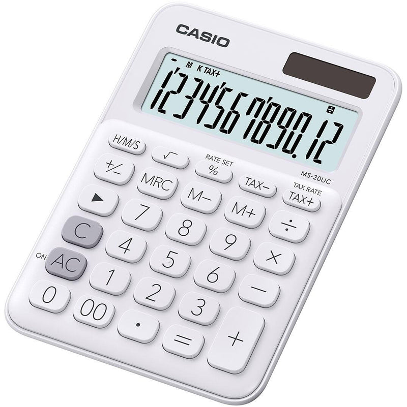 CASIO Tischrechner MS-20UC weiß