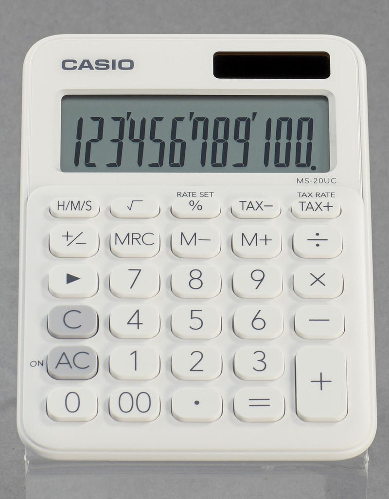 CASIO Tischrechner MS-20UC weiß