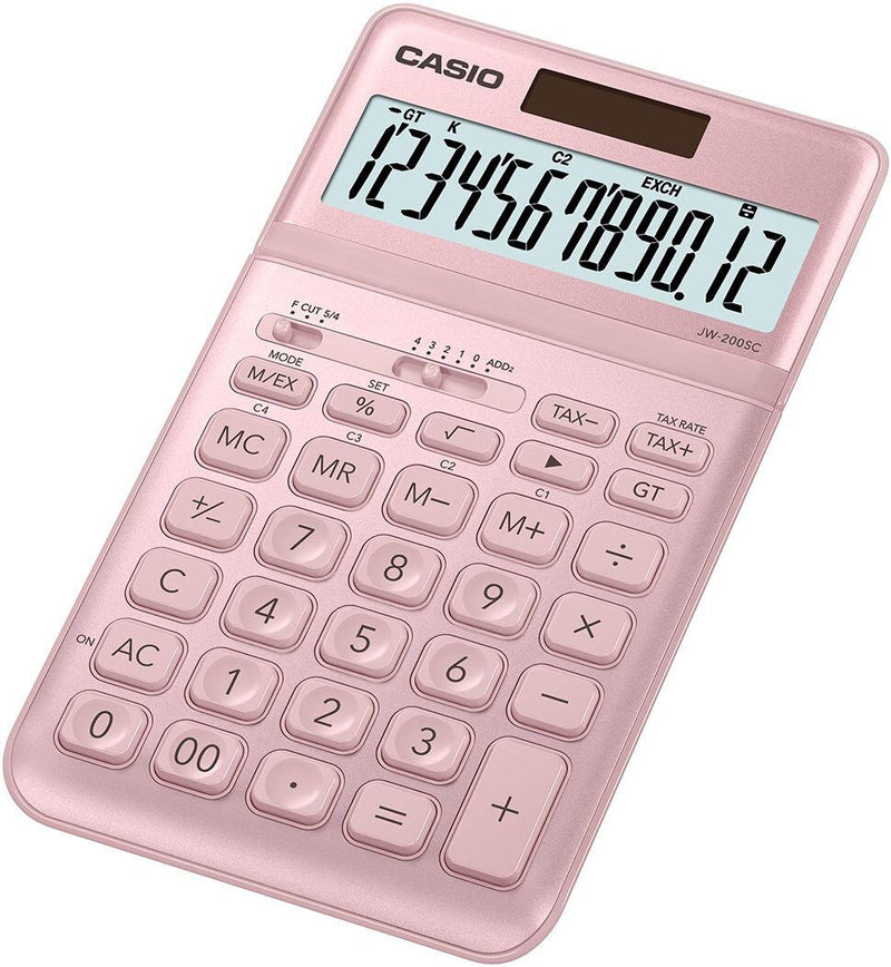 CASIO Tischrechner JW-200SC rosa