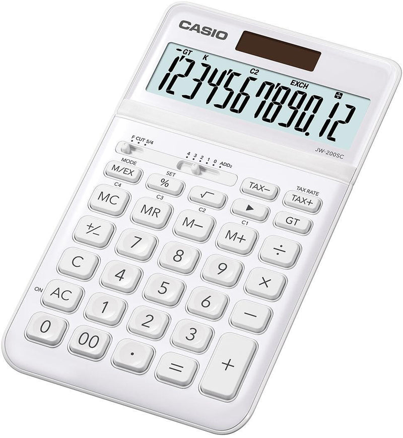 CASIO Tischrechner JW-200SC weiß