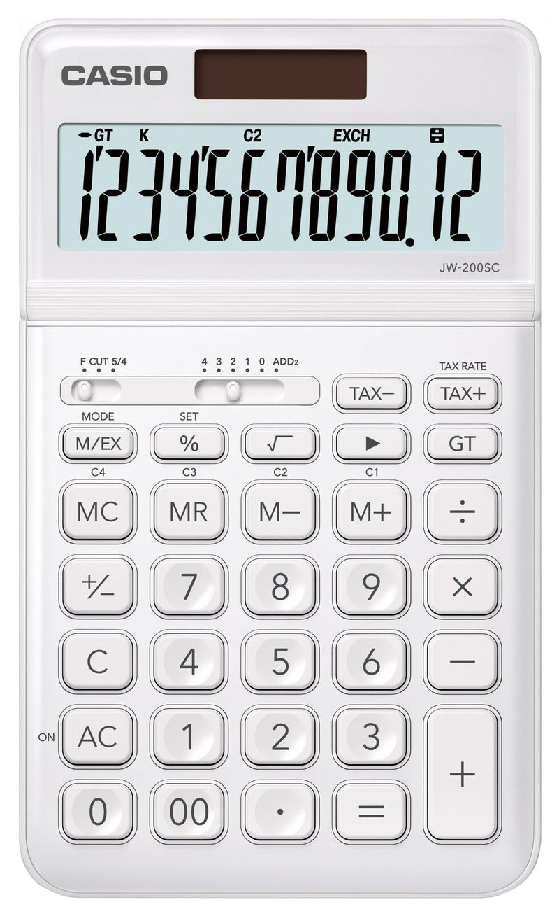 CASIO Tischrechner JW-200SC weiß