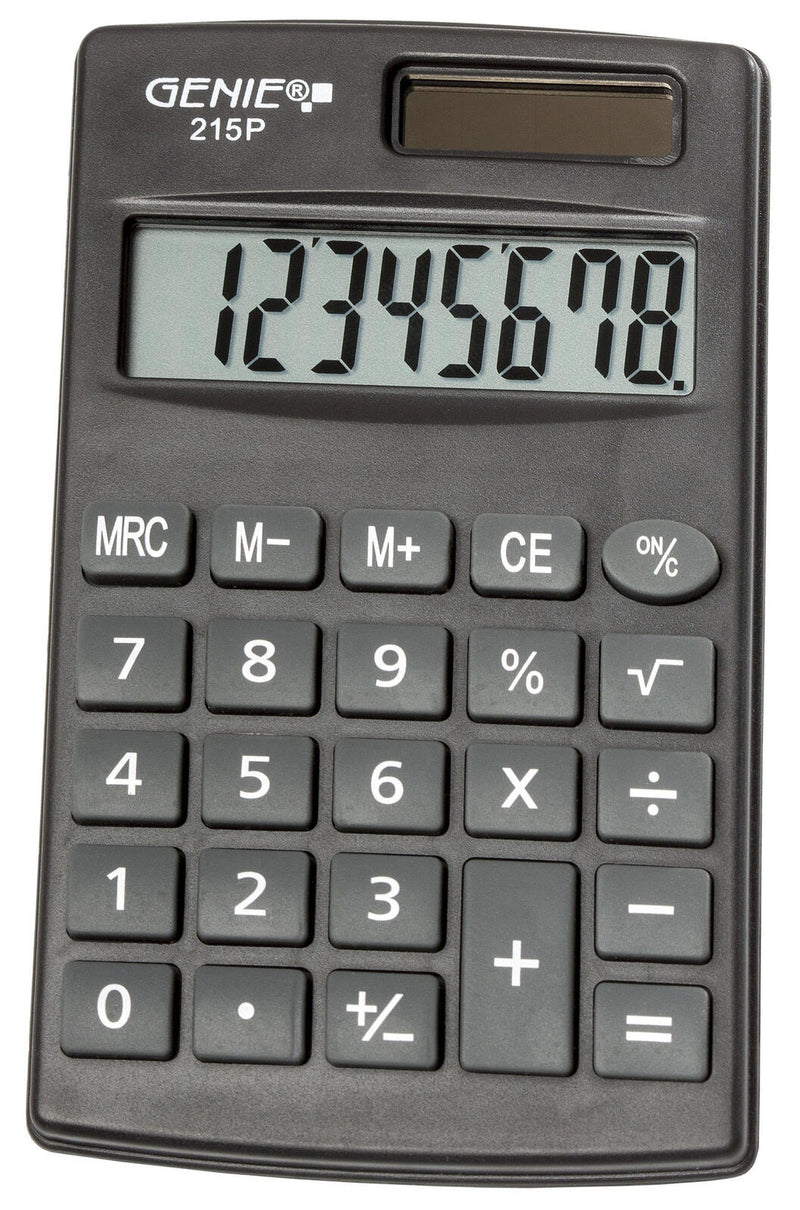 GENIE Taschenrechner 215 P schwarz
