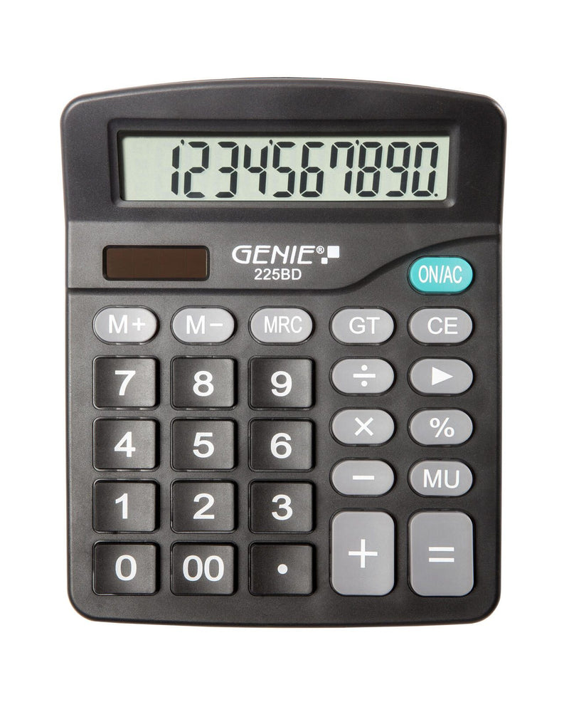 GENIE Tischrechner 225 BD schwarz