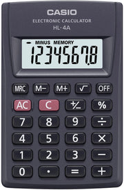 CASIO Taschenrechner HL-4A schwarz