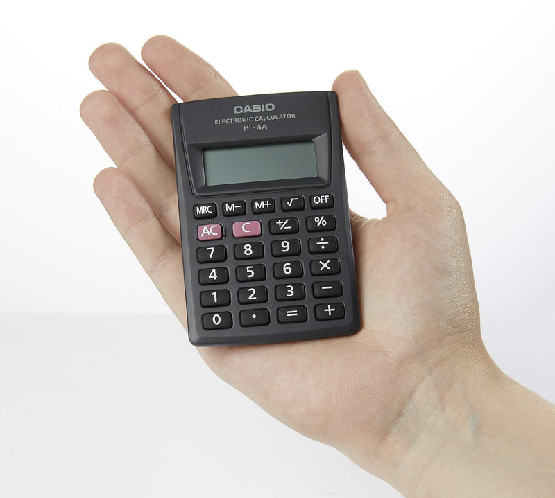 CASIO Taschenrechner HL-4A schwarz