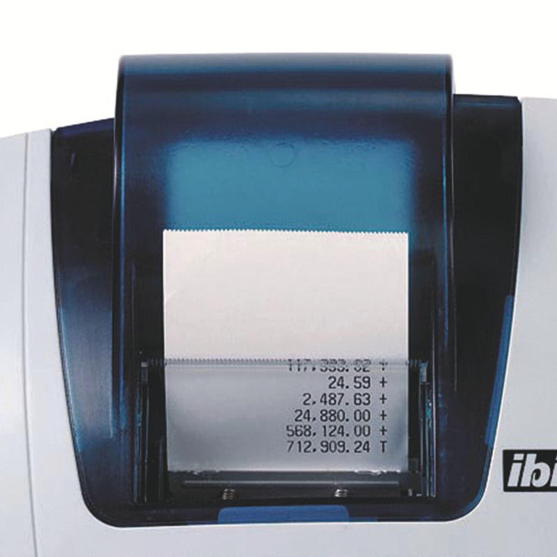 ibico® Tischrechner druckend 1491X weiß/blau