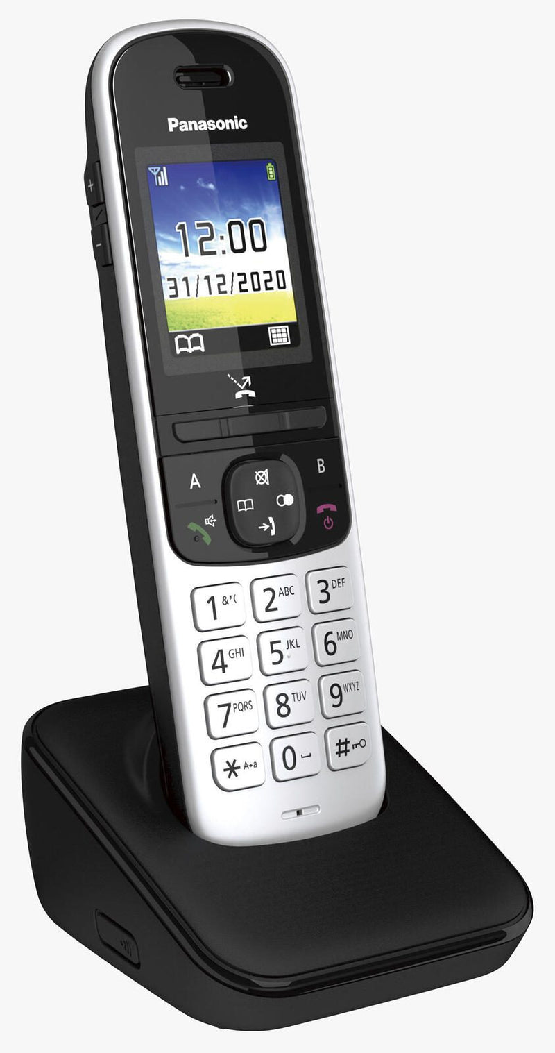 Panasonic Schnurloses Telefon KX-TGH710GS silber-schwarz