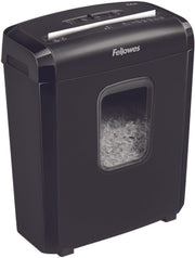 Fellowes Powershred 6M Aktenvernichter mit Partikelschnitt bis 6 Blatt schwarz