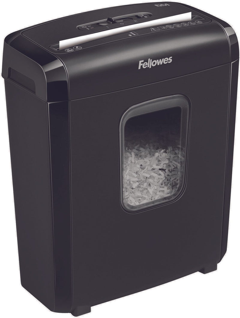 Fellowes Powershred 6M Aktenvernichter mit Partikelschnitt bis 6 Blatt schwarz