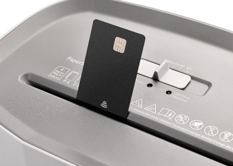 DAHLE PaperSAFE 120 Aktenvernichter mit Partikelschnitt bis 8 Blatt lichtgrau
