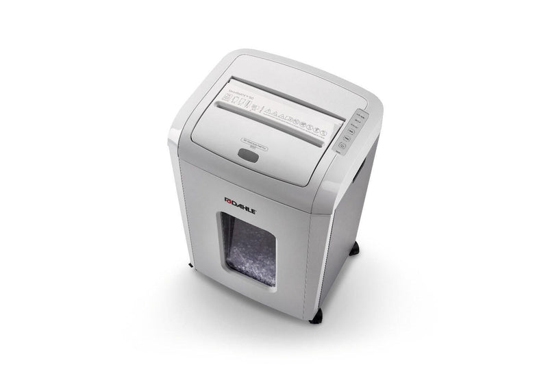 DAHLE ShredMATIC 150 Aktenvernichter mit Partikelschnitt bis 150 Blatt lichtgrau