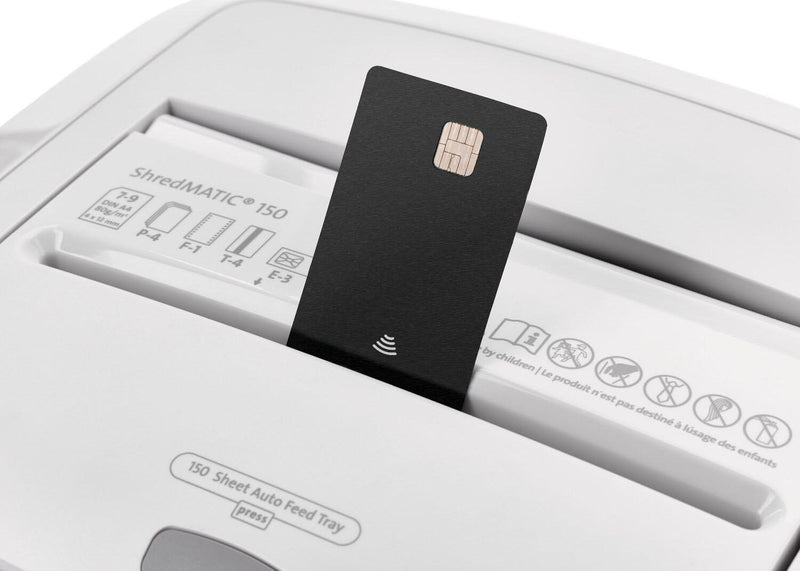 DAHLE ShredMATIC 150 Aktenvernichter mit Partikelschnitt bis 150 Blatt lichtgrau