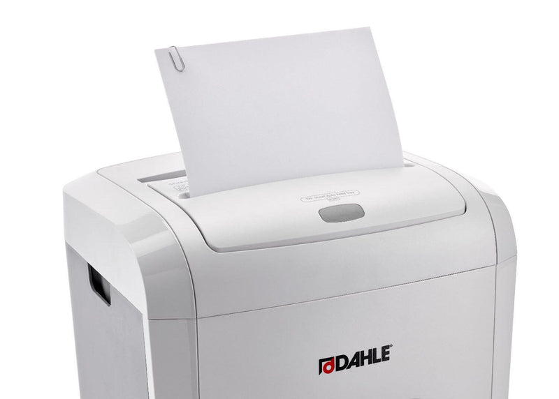 DAHLE ShredMATIC 150 Aktenvernichter mit Partikelschnitt bis 150 Blatt lichtgrau