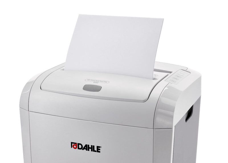 DAHLE ShredMATIC 150 Aktenvernichter mit Partikelschnitt bis 150 Blatt lichtgrau