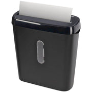 Hama Basic S6 Aktenvernichter mit Streifenschnitt bis 6 Blatt schwarz