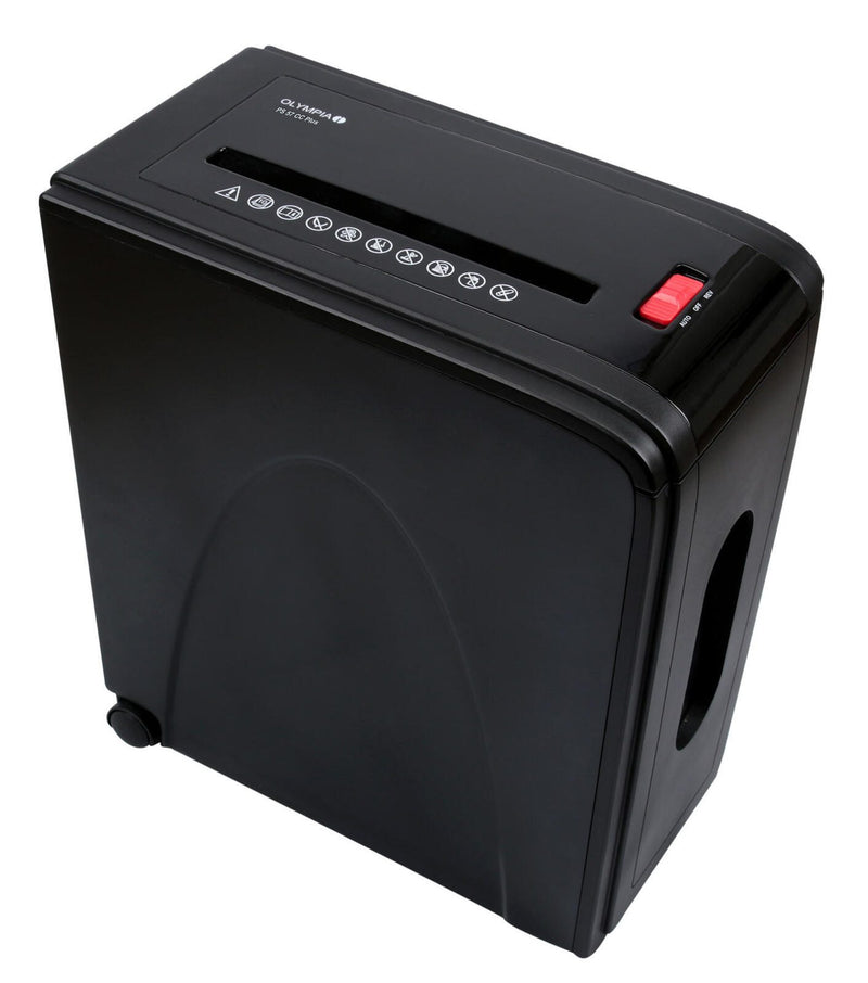 OLYMPIA PS57CC Aktenvernichter mit Partikelschnitt bis 10 Blatt schwarz