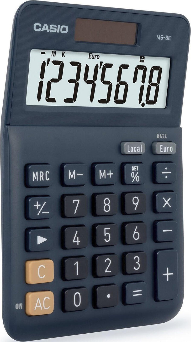 CASIO Tischrechner MS-8E blau