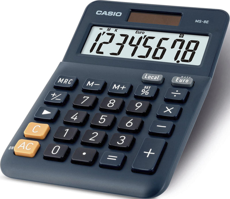 CASIO Tischrechner MS-8E blau