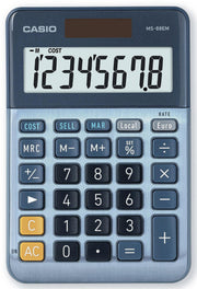 CASIO Tischrechner MS-88EM blau