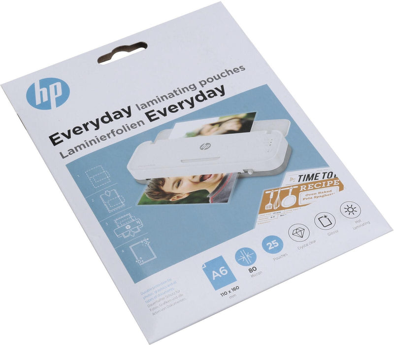 HP Laminierfolien glänzend 80 mikron A6