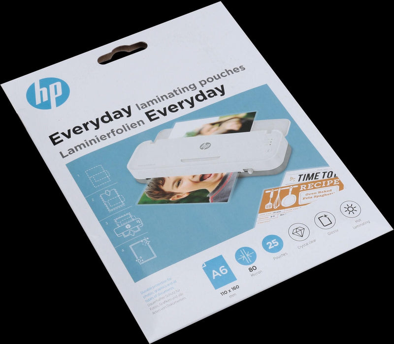 HP Laminierfolien glänzend 80 mikron A6