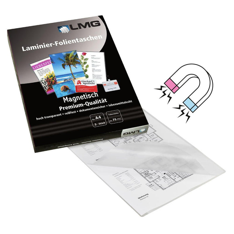 LMG Laminierfolien glänzend 75 mikron A4