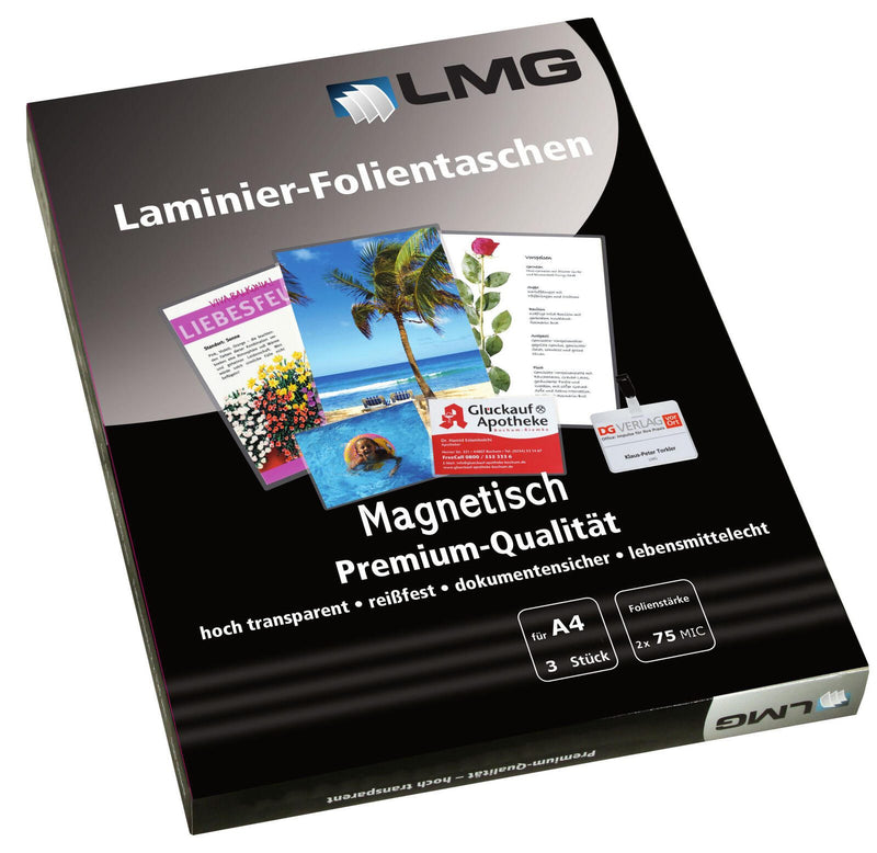 LMG Laminierfolien glänzend 75 mikron A4