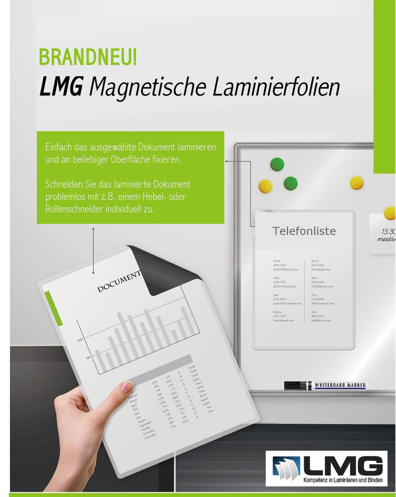 LMG Laminierfolien glänzend 75 mikron A4