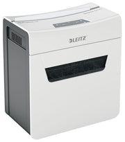 LEITZ Protect 6X Aktenvernichter mit Partikelschnitt bis 6 Blatt weiß
