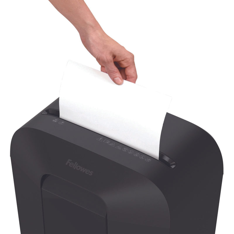 Fellowes Powershred LX41 Aktenvernichter mit Partikelschnitt bis 8 Blatt schwarz