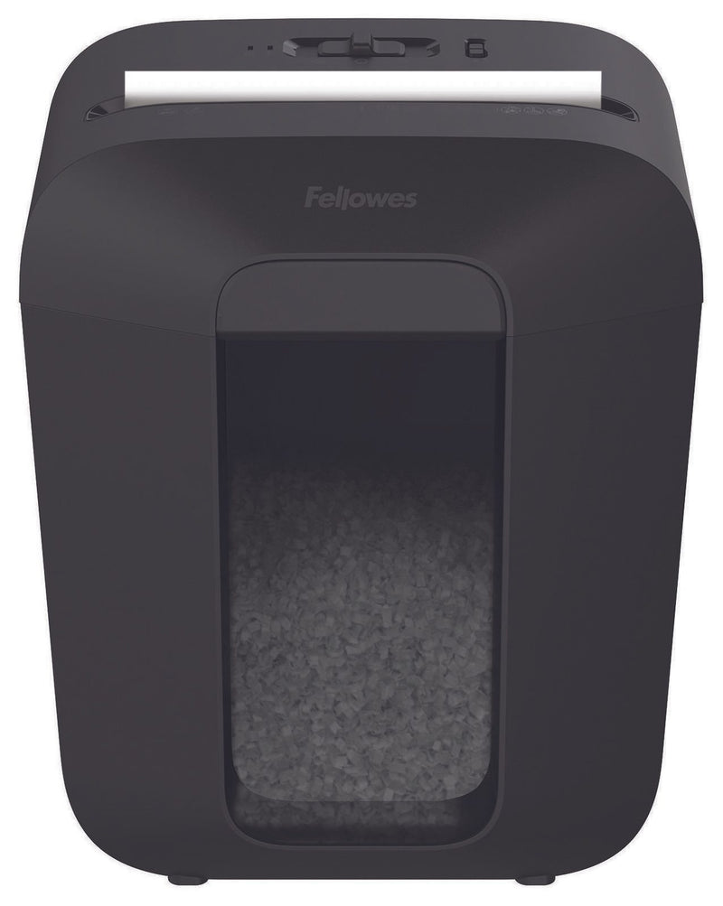Fellowes Powershred LX41 Aktenvernichter mit Partikelschnitt bis 8 Blatt schwarz