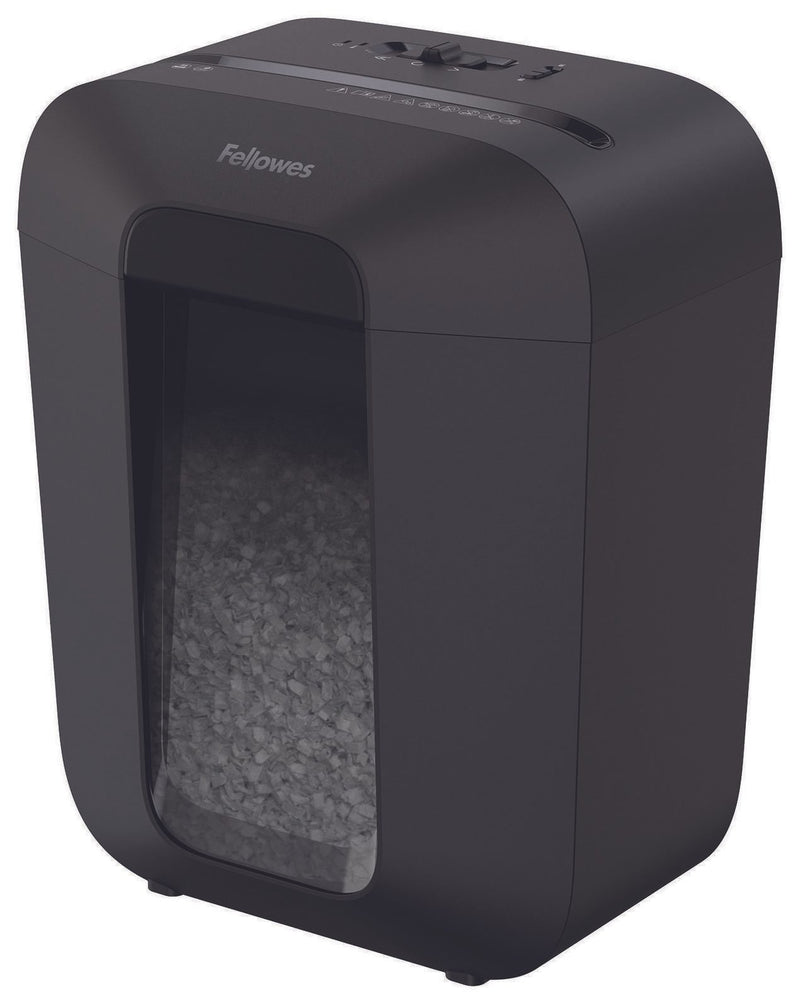 Fellowes Powershred LX41 Aktenvernichter mit Partikelschnitt bis 8 Blatt schwarz