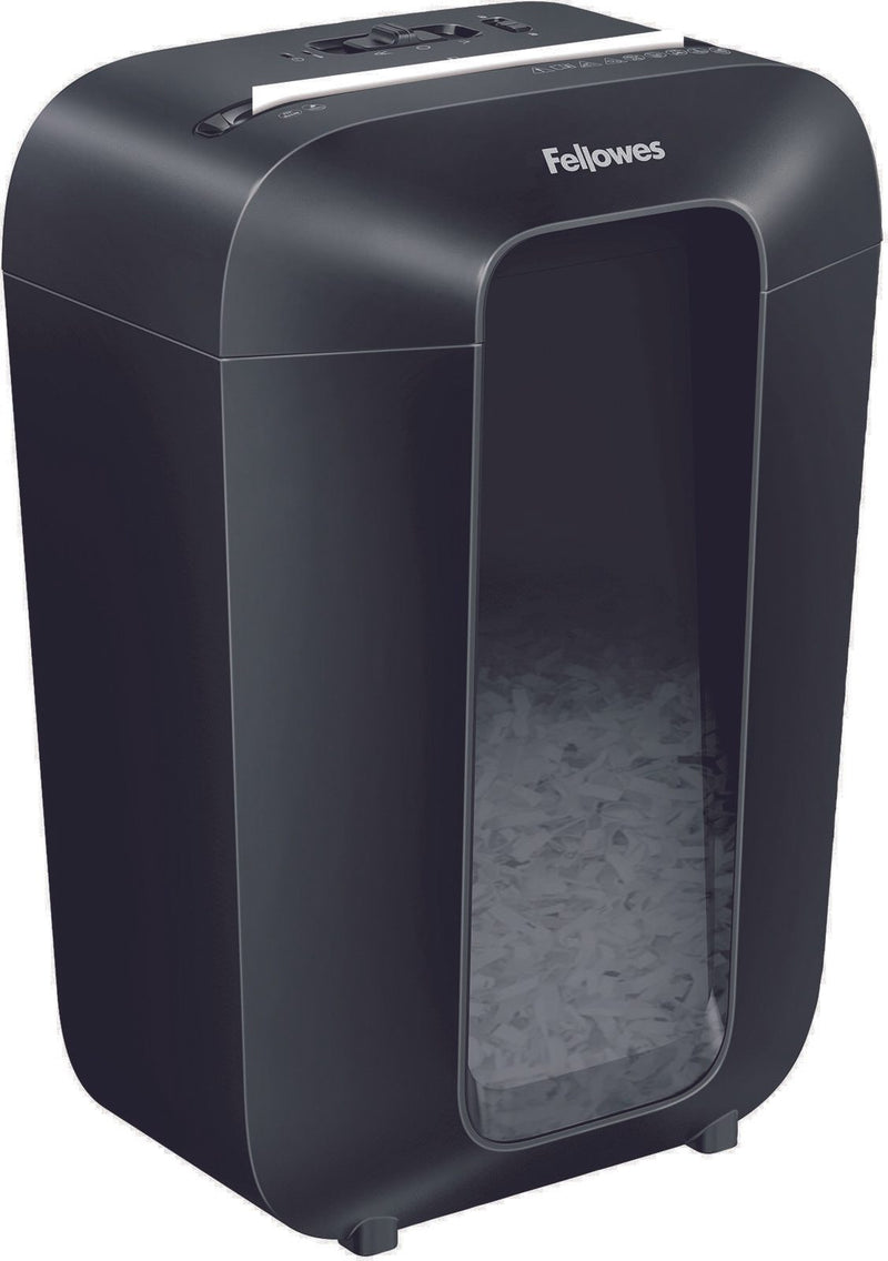 Fellowes LX70 Aktenvernichter mit Partikelschnitt bis 11 Blatt schwarz