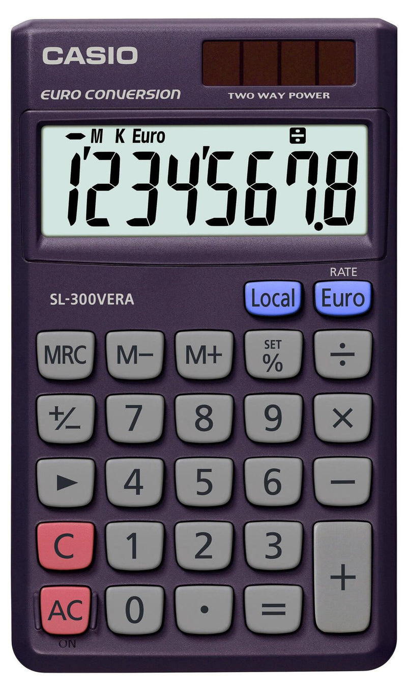 CASIO Taschenrechner SL-300VERA dunkelblau