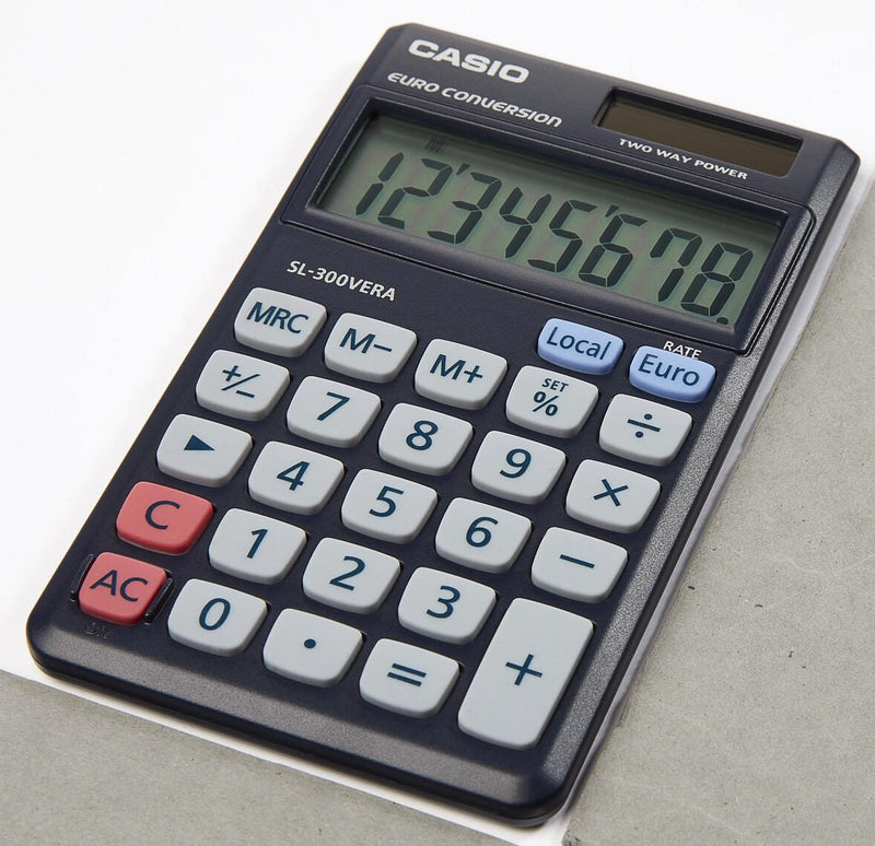 CASIO Taschenrechner SL-300VERA dunkelblau