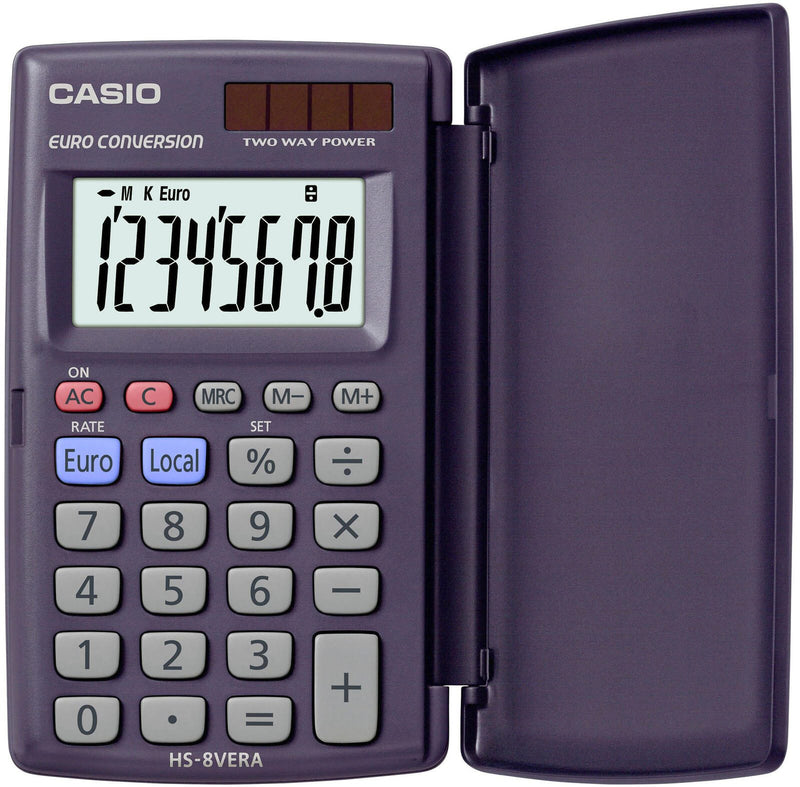 CASIO Taschenrechner HS-8VERA dunkelblau