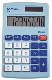MAUL Taschenrechner M8 hellblau