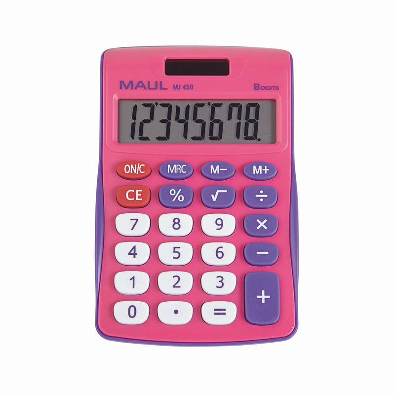 MAUL Tischrechner MJ450 pink