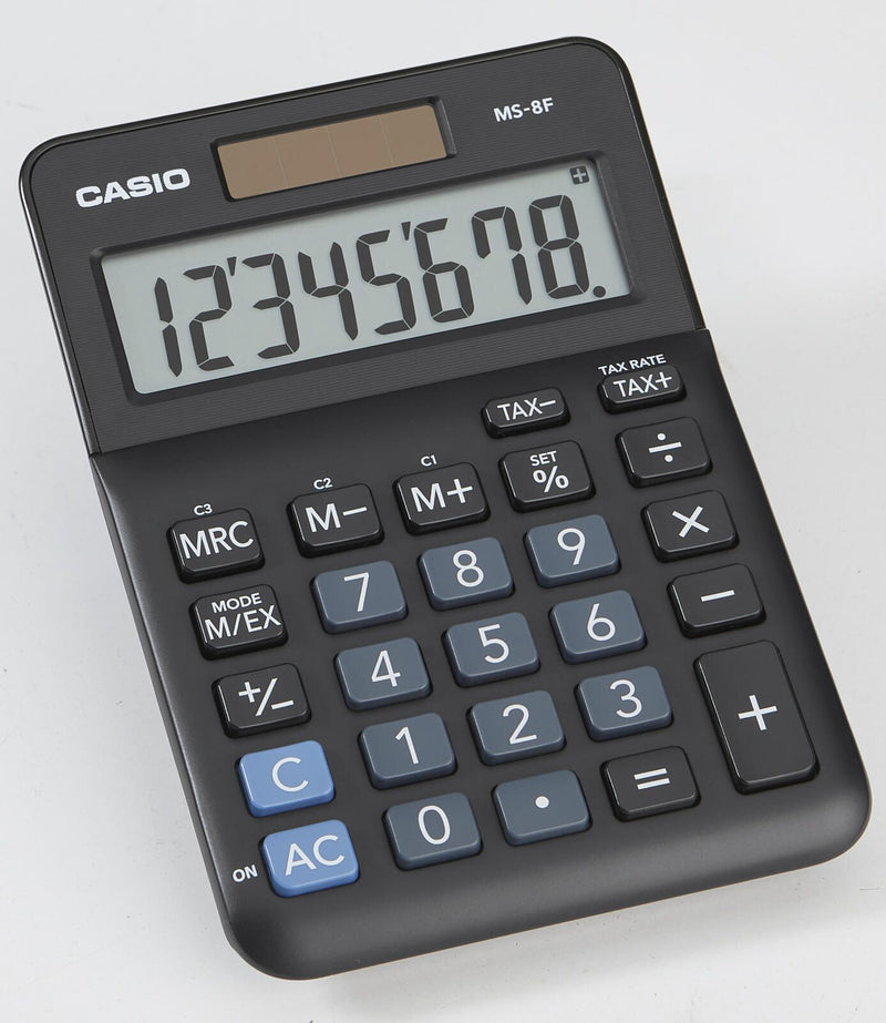 CASIO Tischrechner MS-8F schwarz
