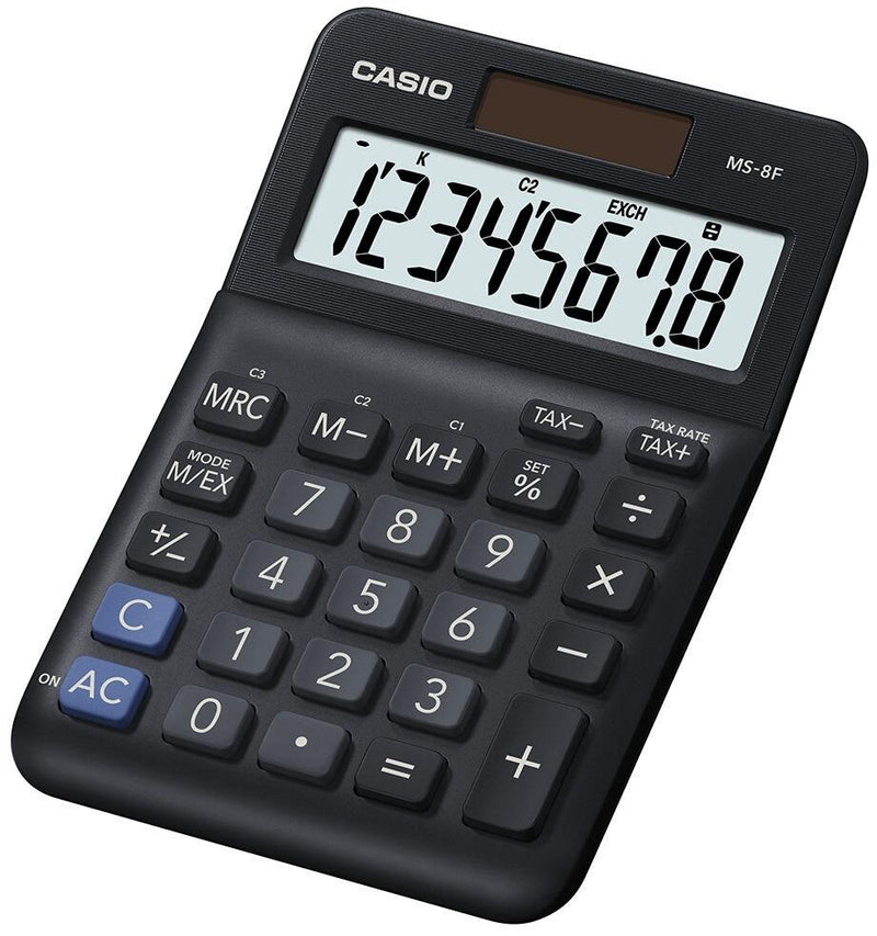 CASIO Tischrechner MS-8F schwarz