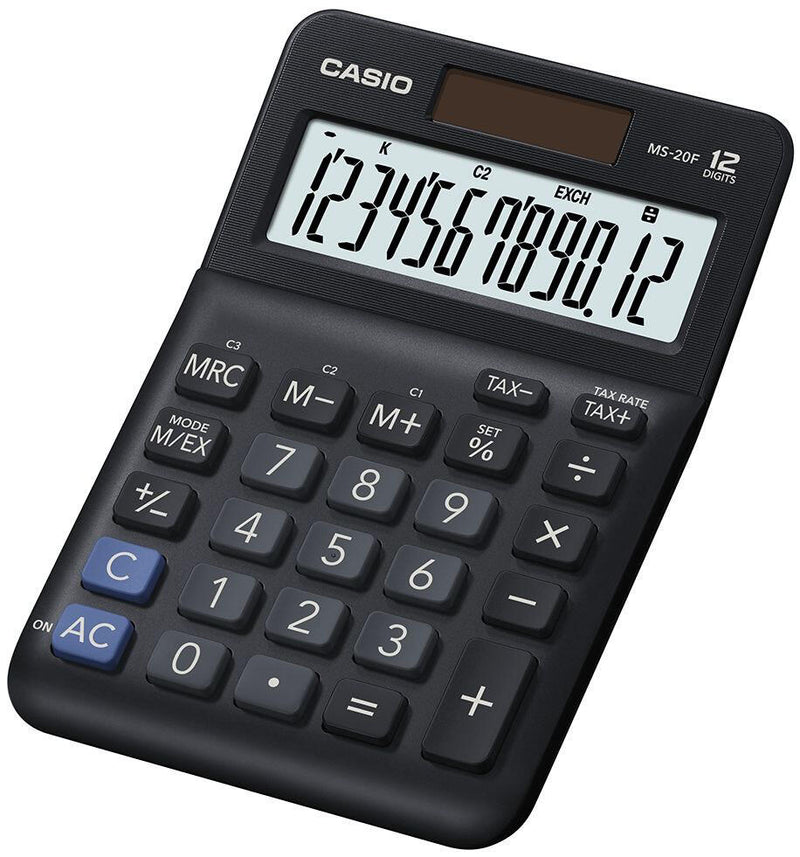 CASIO Tischrechner MS-20F schwarz