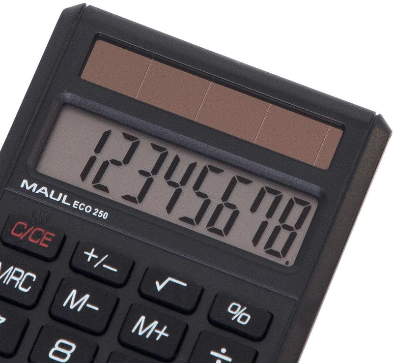MAUL Taschenrechner ECO 250 schwarz