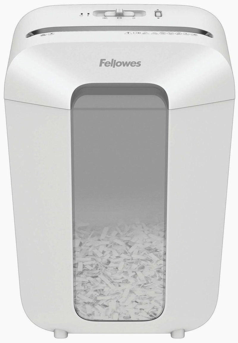 Fellowes Powershred LX70 Aktenvernichter mit Partikelschnitt bis 11 Blatt weiß