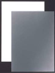 RENZ Rückwände für Bindemappen DIN A4 250 g/qm silber/weiß