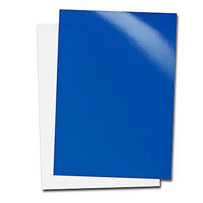 RENZ Rückwände für Bindemappen DIN A4 250 g/qm blau/weiß