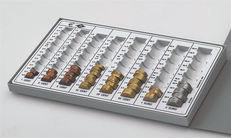 WEDO Zählbrett lichtgrau 33,3 x 18,3 x 3,1 cm