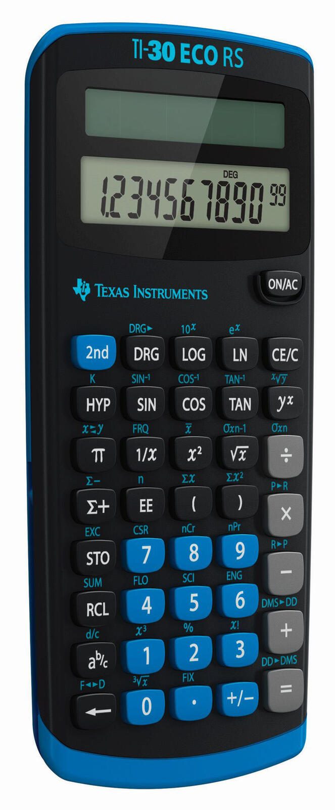 TEXAS INSTRUMENTS Wissenschaftlicher Taschenrechner TI-30 ECO RS schwarz/blau