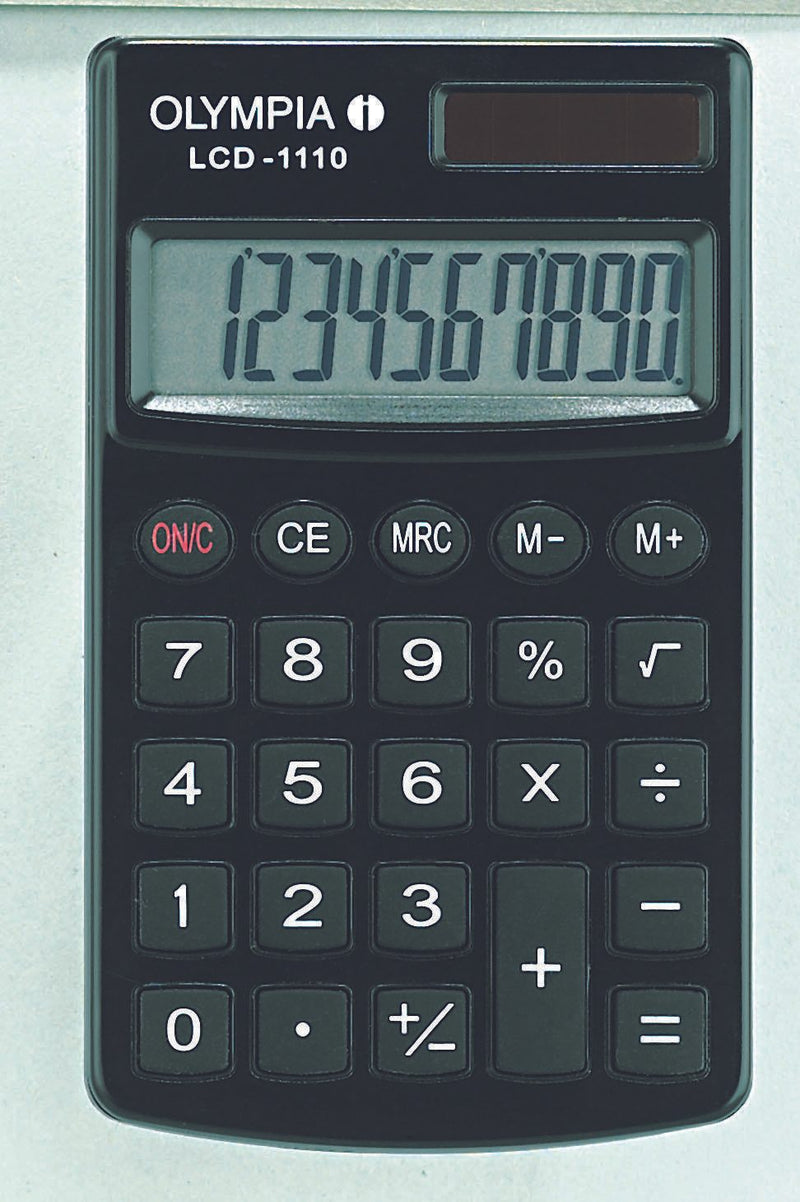 OLYMPIA Taschenrechner LCD-1110 schwarz