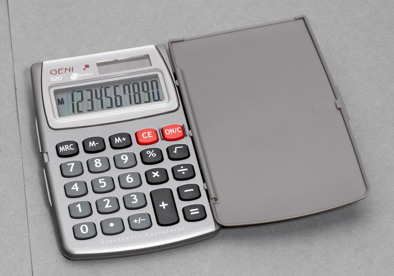 GENIE Taschenrechner 520 silber