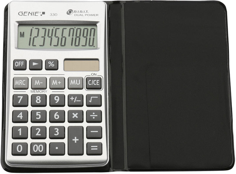 GENIE Taschenrechner 330 silber